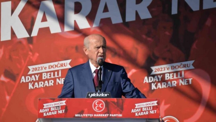 Bahçeli: 'Muhalefet dış işgal cephesinin ajanı ve gizli ajandası konumundadır'