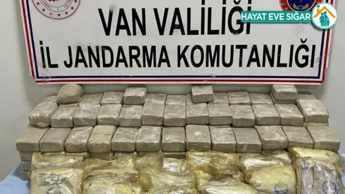 Başkale'de 113 kilogram eroin ele geçirildi