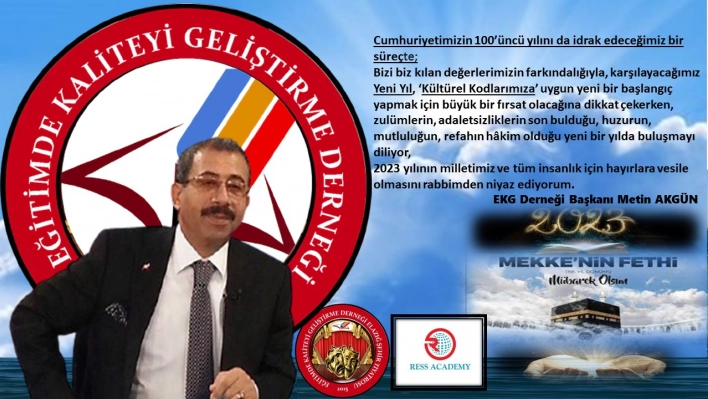 Başkan Akgün'den  Mekke'nin Fethi ve Yeni Yıl Mesajı