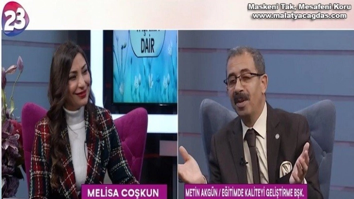 Başkan Akgün, Melisa İle Yaşama Dair' Programına konuk oldu