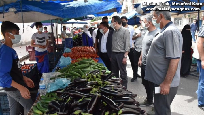 Başkan Beyoğlu, pazar yerlerini denetledi