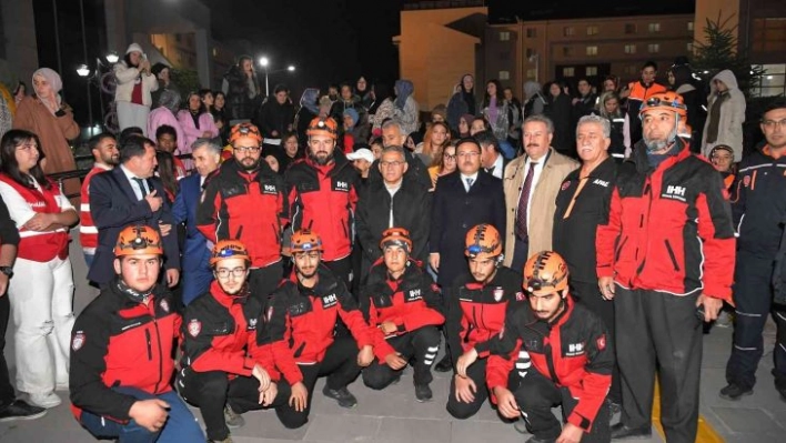 Başkan Büyükkılıç, 'Çök-Kapan-Tutun' tatbikatına katıldı