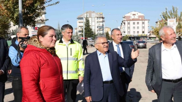 Başkan Büyükkılıç'tan yol yapım çalışmalarına yakın takip