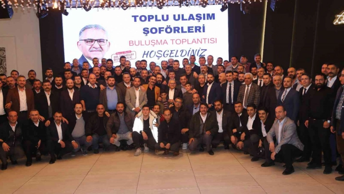 Başkan Büyükkılıç, toplu ulaşım şoförleri ile buluştu