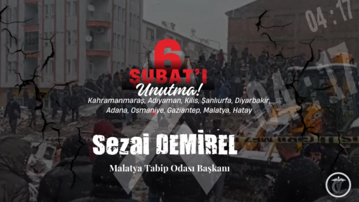 Başkan Demirel: Depremin Üzerinden İki Yıl Geçti: Unutmadık, Unutturmayacağız