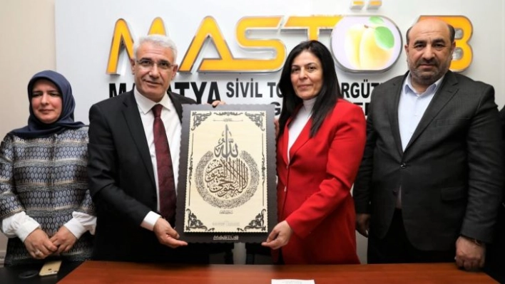 Başkan Güder'den MASTÖB'e hayırlı olsun ziyareti