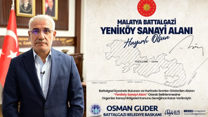 Başkan Güder'den Üçüncü Sanayi Alanı Teşekkürü