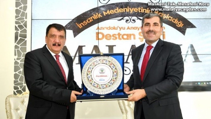 Başkan Gürkan, Başkan Asya'yı Malatya'da Ağırladı