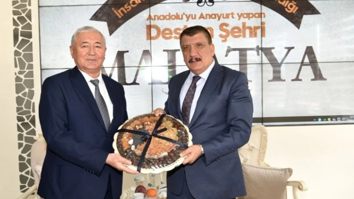 Başkan Gürkan, Kırgızistan heyetini kabul etti