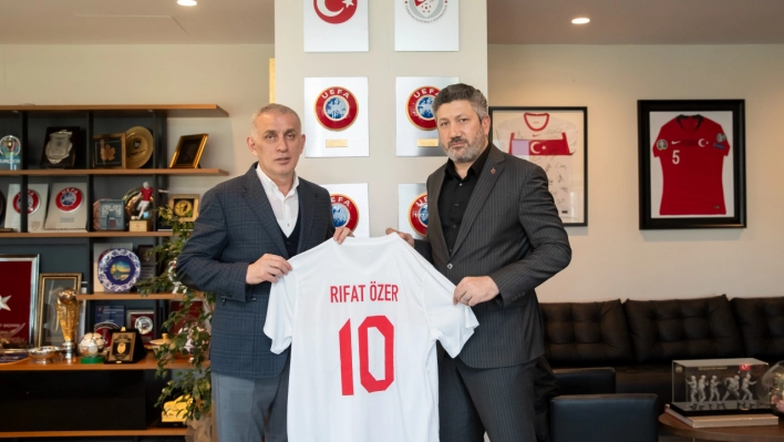 Başkan Özer'den, TFF Başkanı Hacıosmanoğlu'na Ziyaret