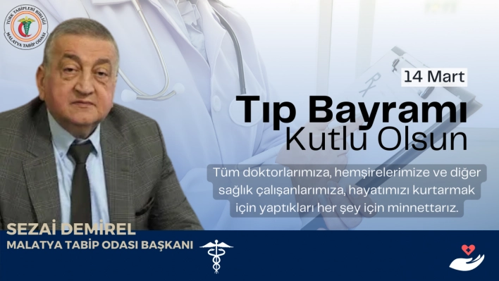 Başkanı Demirel'den 14 Mart Tıp Bayramı Mesajı