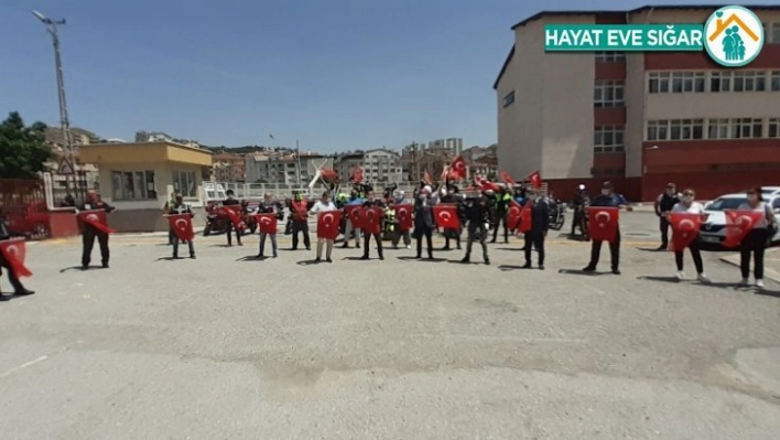 Başkentte 19 Mayıs coşkusunun en güzel görüntüleri motosikletli kortejden çıktı