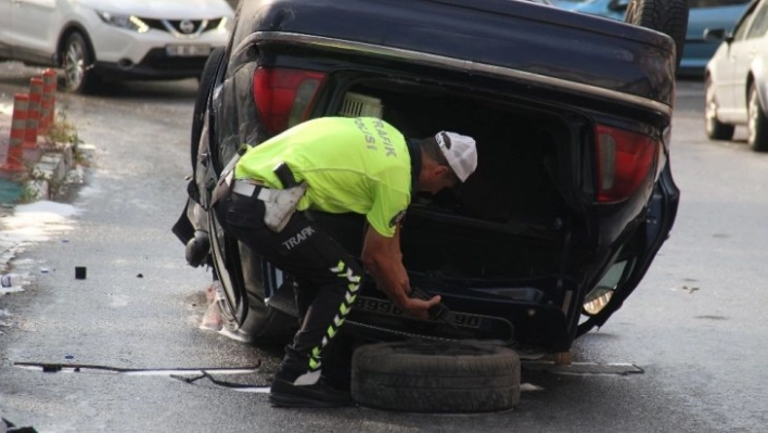 Başkentte alkollü sürücü kaza yaptı: 5 yaralı