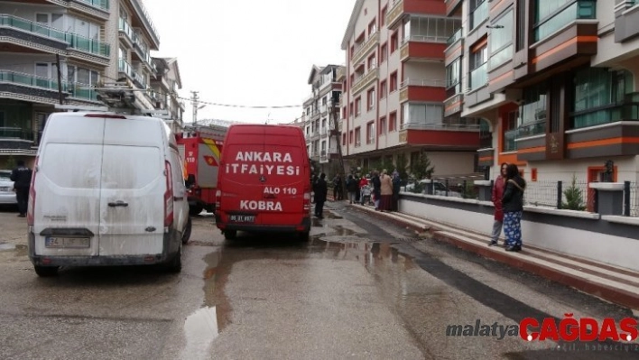 Başkentte korkutan yangın