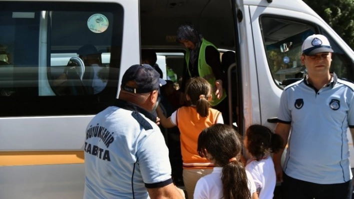 Başkentte okul servis araçlarına sıkı denetim