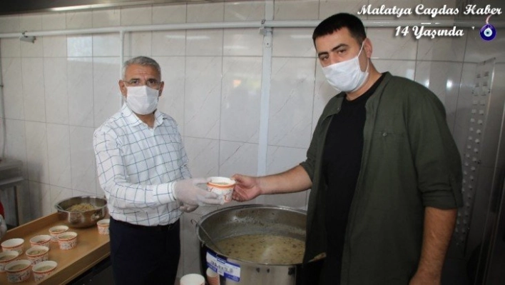 Battalgazi'de tedbirli aşure ikramı