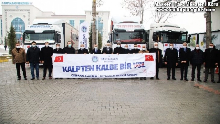 Battalgazi'den İdlib'e dost eli uzatıldı