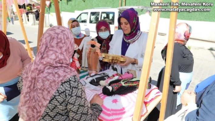 Battalgazi Hanımeli pazarı yeniden kapılarını açtı