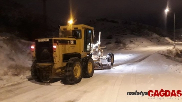 Bayburt'ta kar yağışı