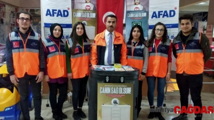 Bayburt'ta vatandaşlar afet konusunda bilgilendirildi