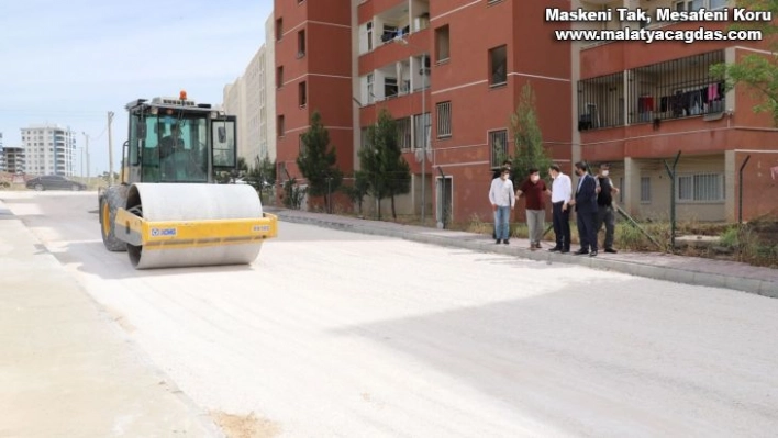 Baydilli yol çalışmalarını inceledi