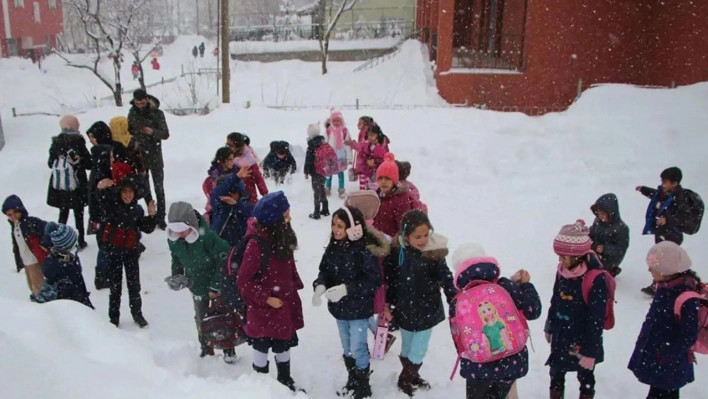 Bazı illerde eğitime 1 günlük kar tatili