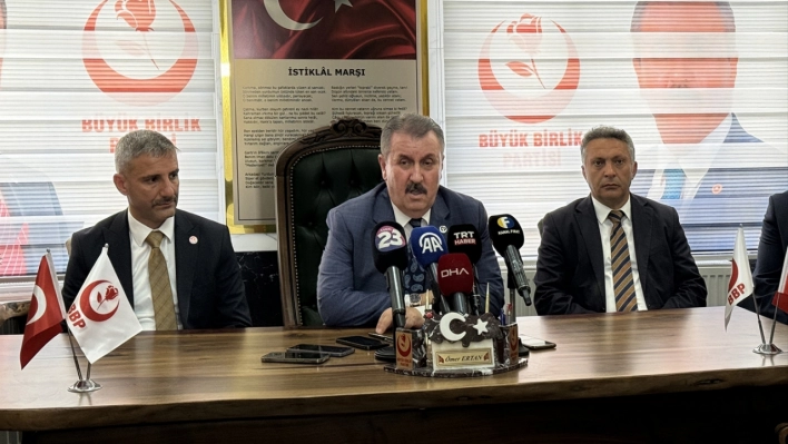 BBP Genel Başkanı Destici, Elazığ'da konuştu