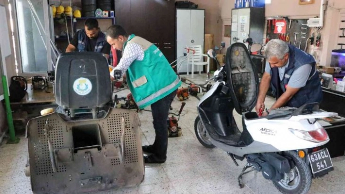 Belediye kendi tamir ettiği makinelerden büyük tasarruf sağlıyor