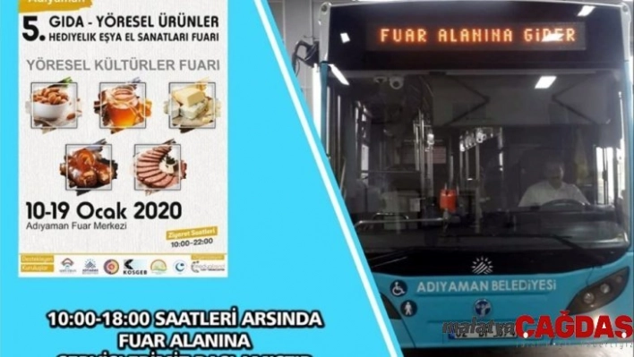 Belediye otobüsleri fuar alanına kadar hizmet verecek