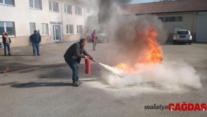 Belediye personeline yönelik ilk yardım eğitimleri verildi