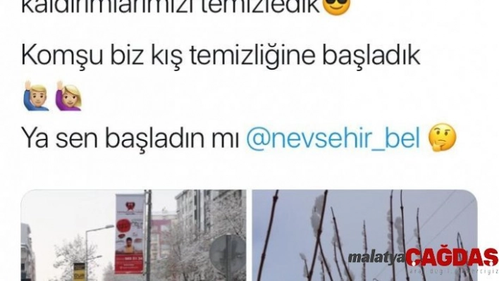 Belediyelerin gülümseten kar diyaloğu