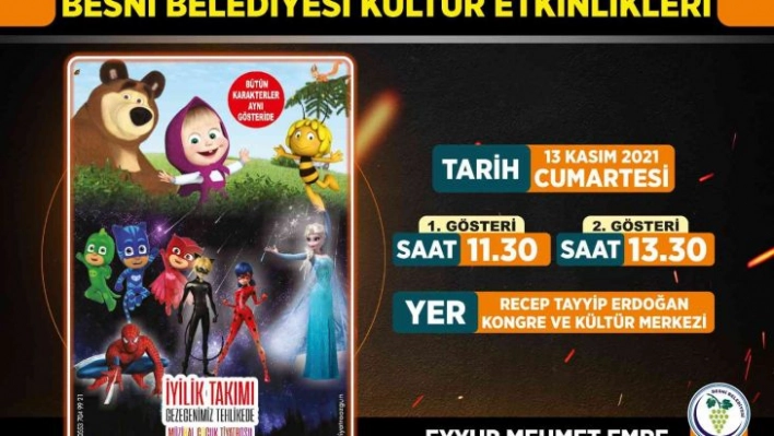 Besni Belediyesi çocukları tiyatro ile buluşturuyor