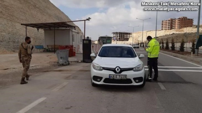 Besni ilçesinde Korona Virüs denetimi