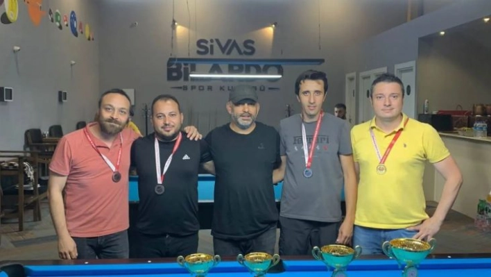 Bilardo 9 top il birinciliği sona erdi