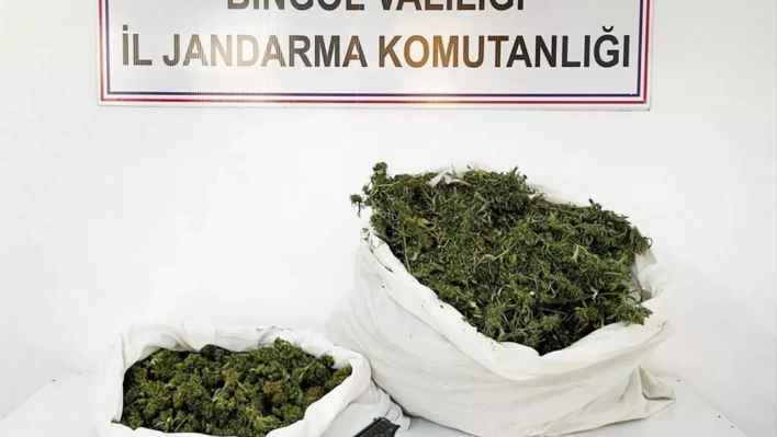 Bingöl'de 12 kilogram esrar ele geçirildi