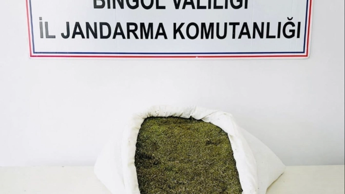 Bingöl'de 17 kilogram esrar ele geçirildi