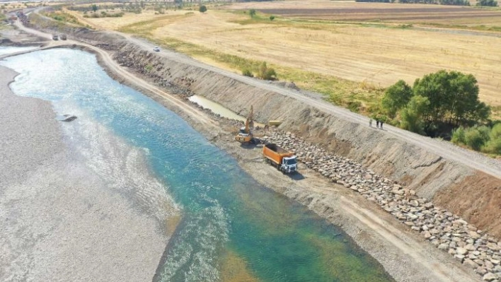 Bingöl'deki taşkın koruma çalışmalarında sona gelindi