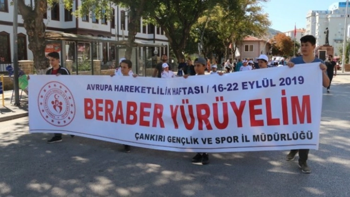 Birlikte Yürüyelim temalı yürüyüş gerçekleştirildi