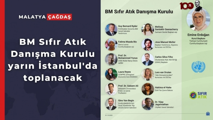 BM Sıfır Atık Danışma Kurulu yarın İstanbul'da toplanacak