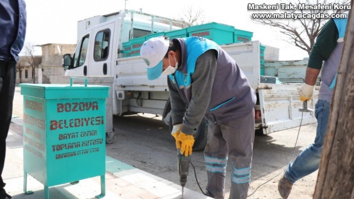 Bozova'da sokak hayvanlarına Hayat ol projesi