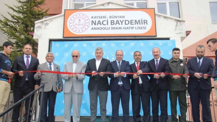 Bünyan Naci Baydemir A.İ.H.L'de toplu açılış töreni gerçekleştirildi