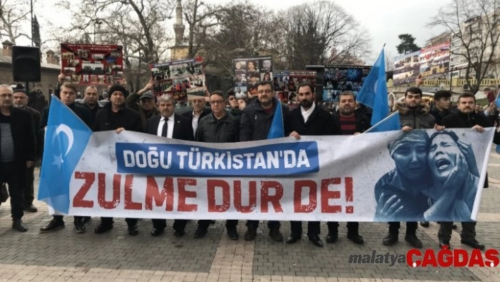 Bursa'da Doğu Türkistan eylemi