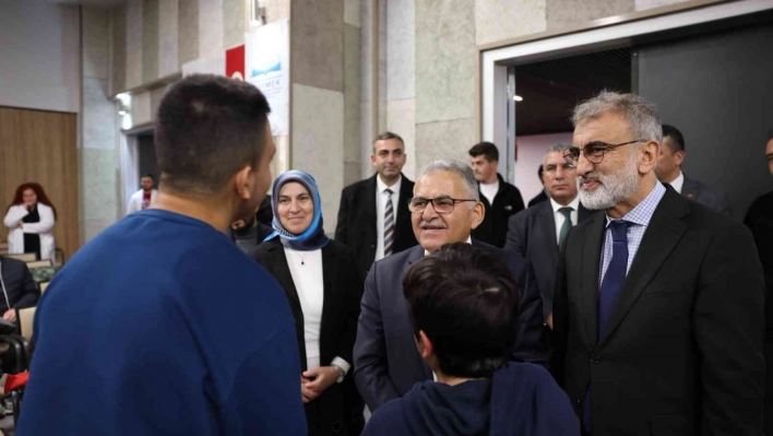 Büyükkılıç, Yıldız ve Aksu'dan engelleri ortadan kaldıran merkeze ziyaret