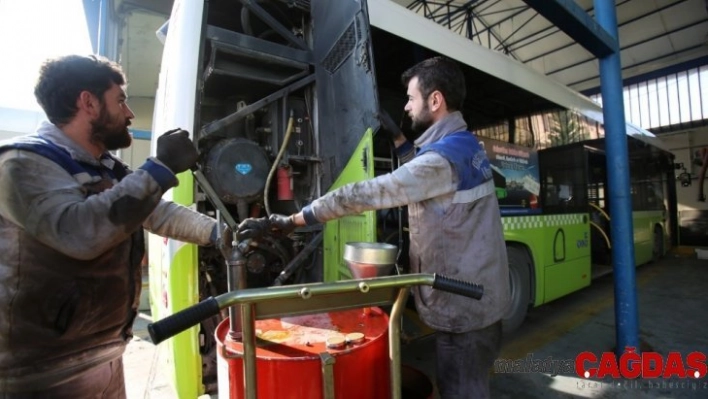 Büyükşehir otobüsleri kışa hazır