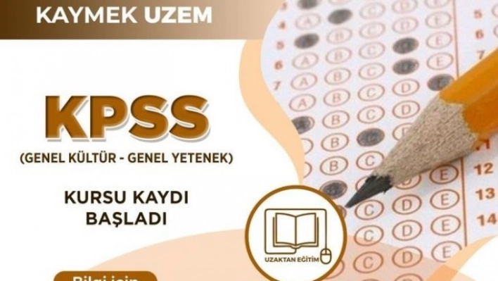 Büyükşehirden KPSS adaylarına ücretsiz kurs desteği