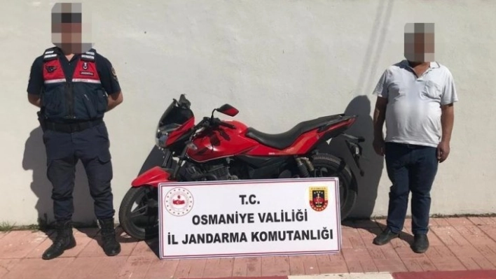 Çalınan motosiklet bulunarak sahibine teslim edildi