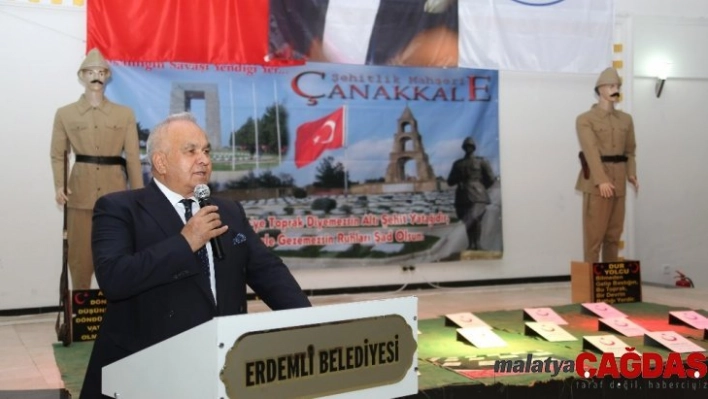 Çanakkale ruhu Erdemli'de yaşatılıyor