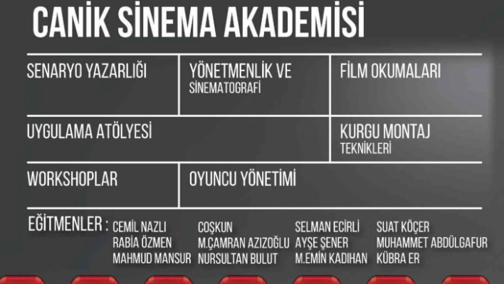 Canik'te Sinema Akademisi başlıyor