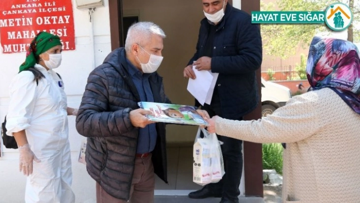 Çankaya Belediyesinden çocuklara süt dağıtımı