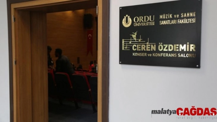 Ceren Özdemir'in adı Ordu Üniversitesinde yaşatılıyor